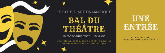 TICKET Bal du théâtre